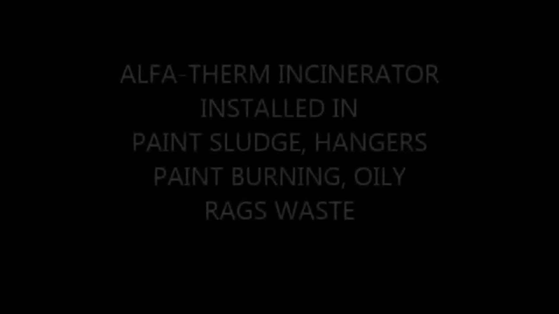 Hazardous Waste Incinerator | Alfa Therm Ltd