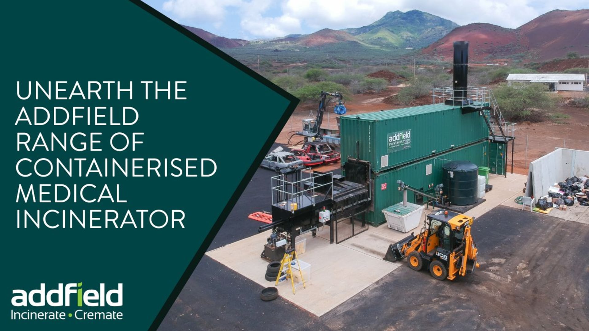 Unearth the Addfield range of Containerised Medical Incinerator